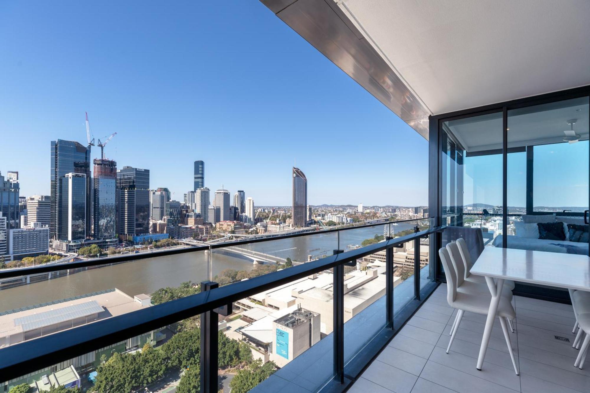 South Bank River And City View Apartment Brisbane Exterior photo